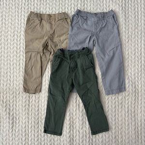 Lot of boys pants, 3T